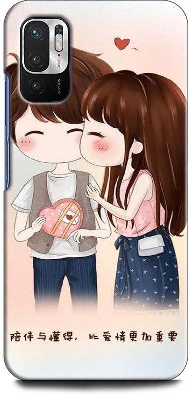 Wall Art Back Cover for REDMI Note 10T 5G GIRL BOY, LOVE, ANIME, LOVELY GIRL, CARTOON, CUTE GIRL  (Multicolor, Dual Protection)