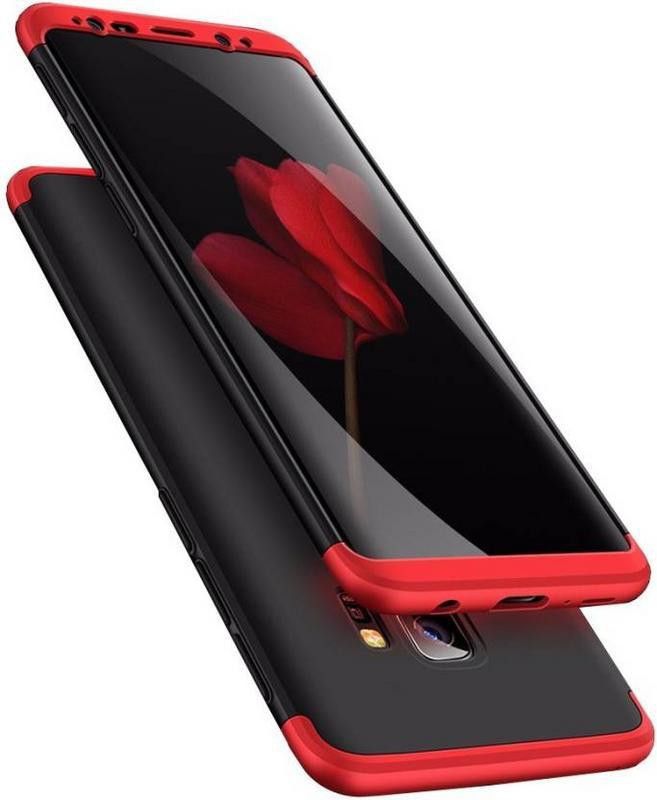 ZIVITE Front & Back Case for Samsung Galaxy S9  (Red, Dual Protection)