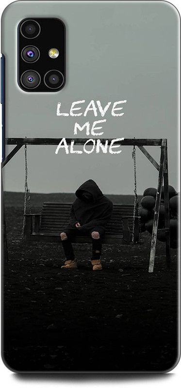 Afterglow Back Cover for SAMSUNG Galaxy M31s LEAVE ME ALONE, NF  (Multicolor, Shock Proof, Pack of: 1)
