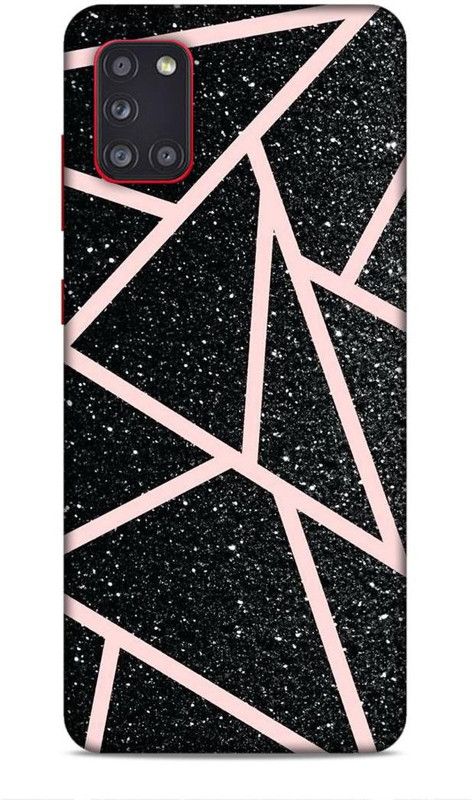 Samsidhi Back Cover for Samsung Galaxy A31  (Black, Pink)