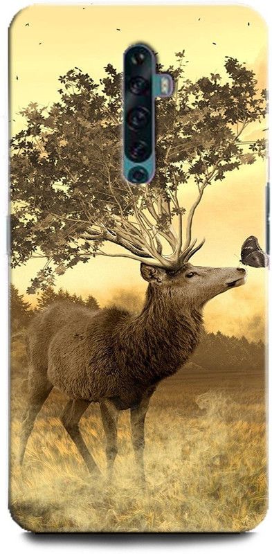 Afterglow Back Cover for OPPO Reno2 Z HUNT, DEER, ART, FANTASY  (Multicolor, Shock Proof, Pack of: 1)