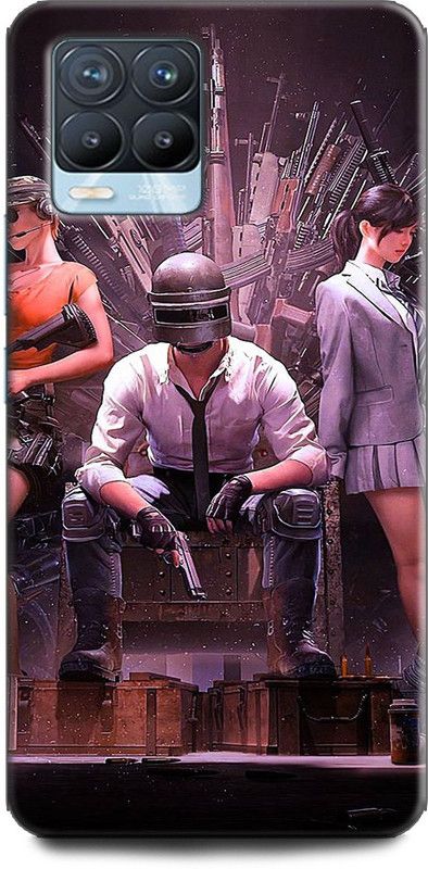 Afterglow Back Cover for Realme 8 Pro, RMX3081 PUBG, KAR98, PUBG LOVER, PUBG GAME, PUBG LOVE, CHICKEN DINNER  (Multicolor, Shock Proof, Pack of: 1)
