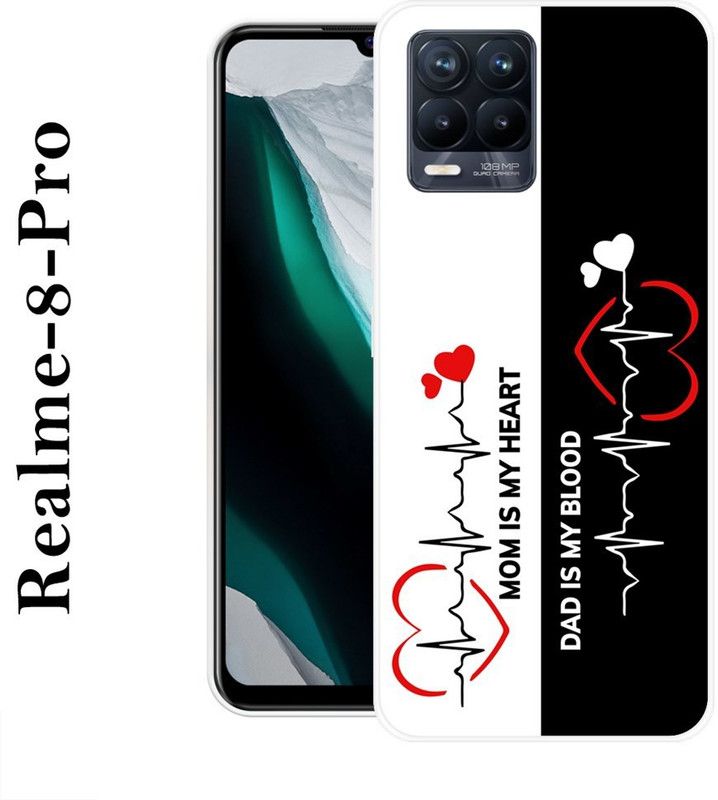 SIMAWAT Back Cover for Realme 8 Pro  (Multicolor, Silicon)