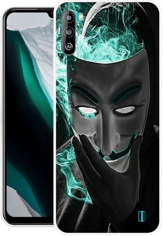 BLUEBUG Back Cover for Lava Z2  (Grey, Blue, Grip Case, Silicon, Pack of: 1)