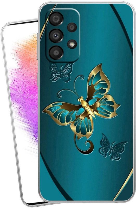 Mitvaa Back Cover for Samsung Galaxy A73 5G  (Multicolor, Dual Protection, Silicon, Pack of: 1)
