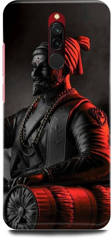 FRONK Back Cover for Redmi 8, M1908C3II, CHATRAPATI, SHIVA, JI, MAHARAJ, MARATHA,HISTORY, KING  (Red, Hard Case, Pack of: 1)