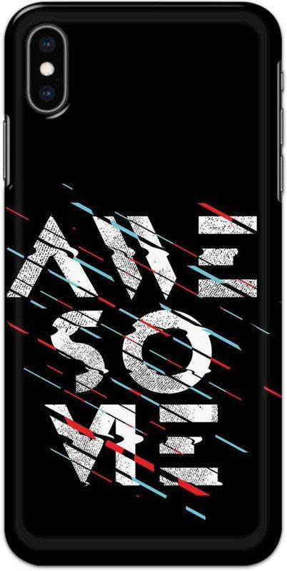 Alve Back Cover for Apple iPhone XS  (Black, Pack of: 1)