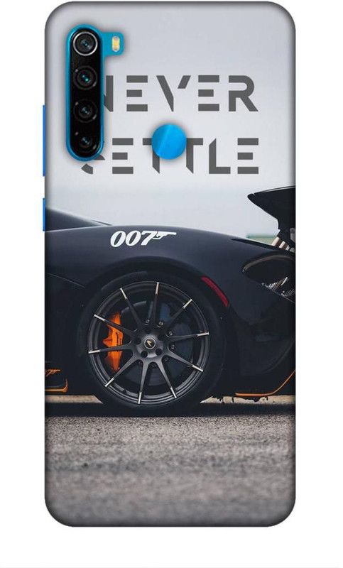 CRAFTARA Back Cover for Xiaomi Redmi Note 8  (Grey)