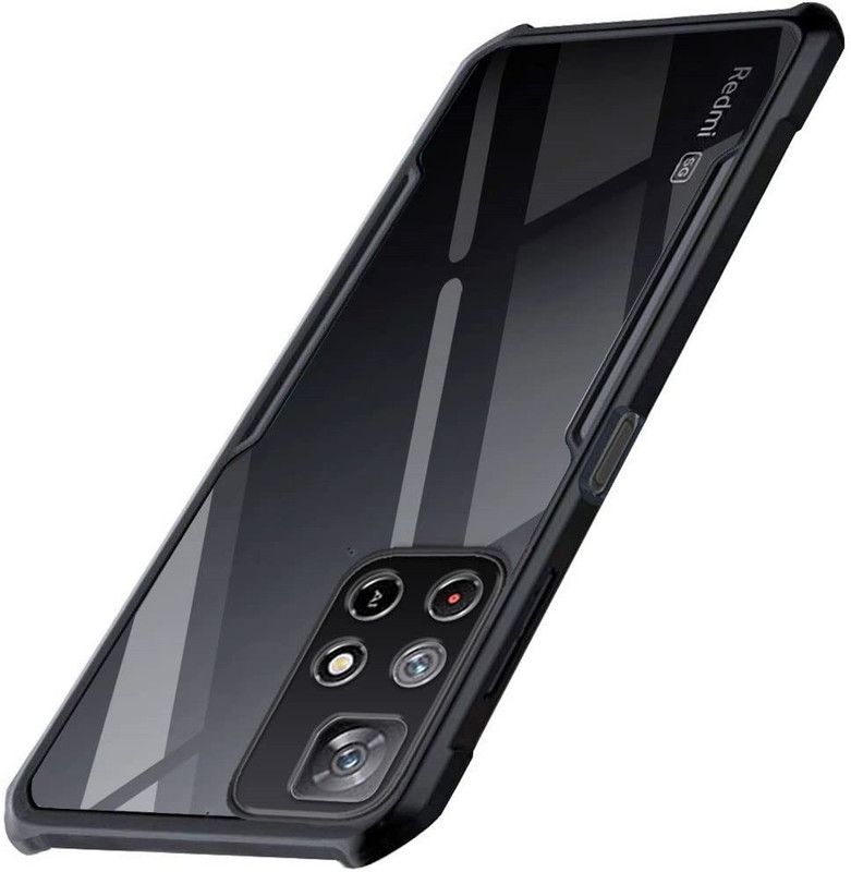 S-Hardline Back Cover for Poco M4 Pro, Durable And Protective  (Transparent)