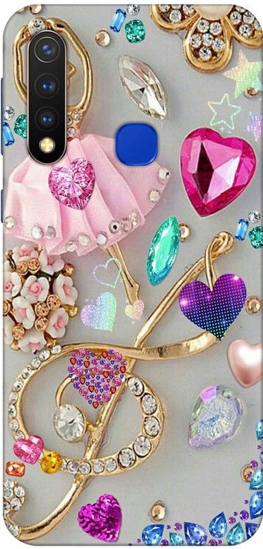 Designer Cover Back Cover for Vivo Y19  (Multicolor, Grip Case, Silicon, Pack of: 1)