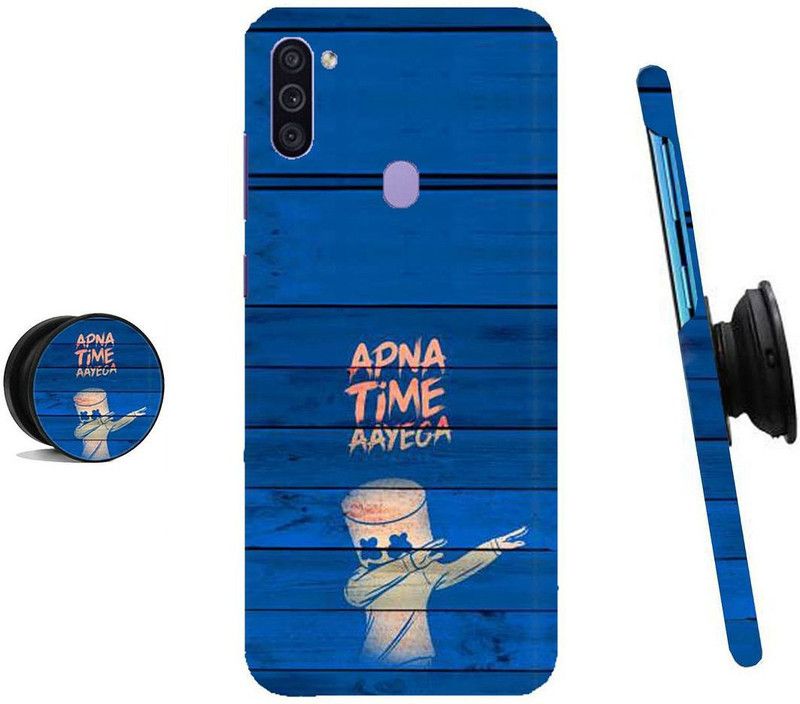 HELLO CASE Back Cover for Samsung Galaxy M11  (Blue)