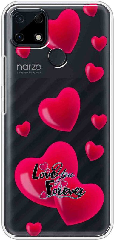 Snazzy Back Cover for Realme Narzo 30A, Realme Narzo 20, Realme C25s, Realme C25, Realme C12  (Transparent, Grip Case, Silicon, Pack of: 1)