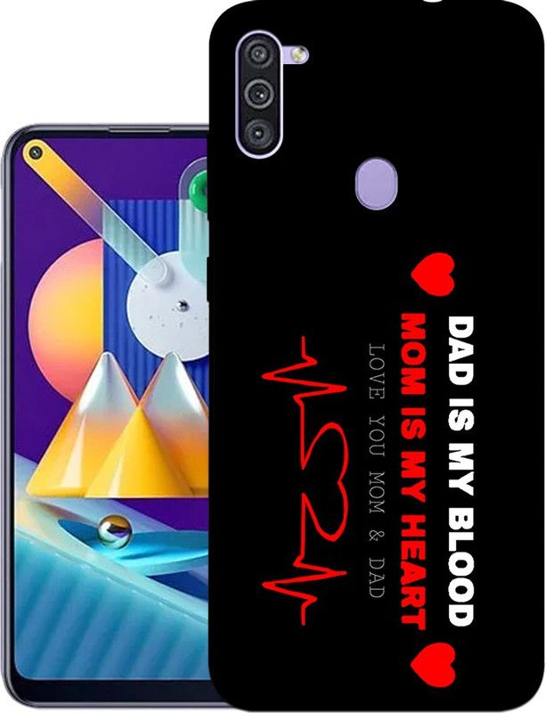 TENTY Back Cover for Samsung M11 / SM-M115F / SM-M115M back cover | Design_50  (Multicolor, Flexible, Silicon)