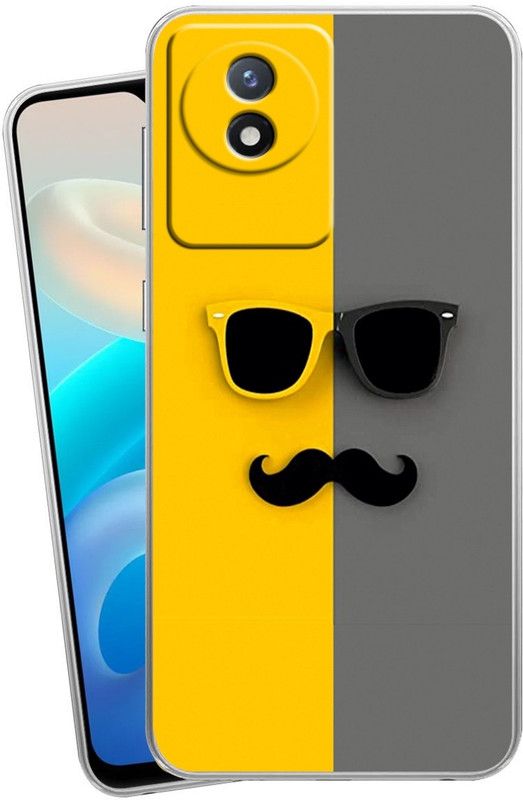 omnmo Back Cover for Vivo Y02  (Multicolor, Dual Protection, Silicon, Pack of: 1)