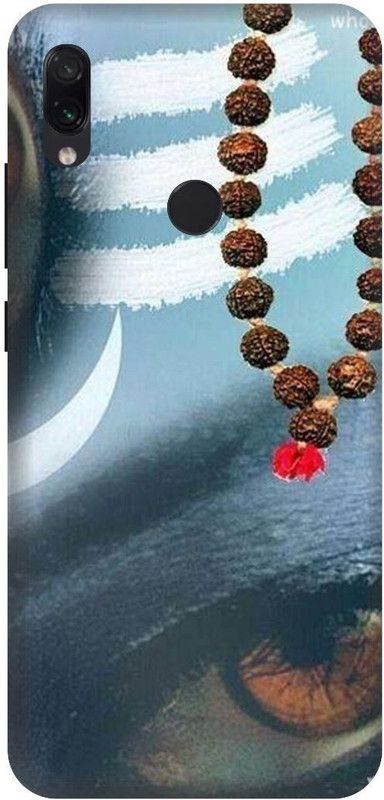 SSMORYA Back Cover for Mi Redmi Note 7, Note 7 Pro Shiva Mahadev Printed Back Cover  (Multicolor, Waterproof, Pack of: 1)