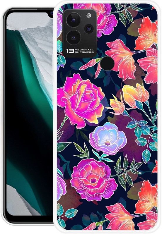 REALKING Back Cover for Lava Blaze  (Multicolor, Silicon)