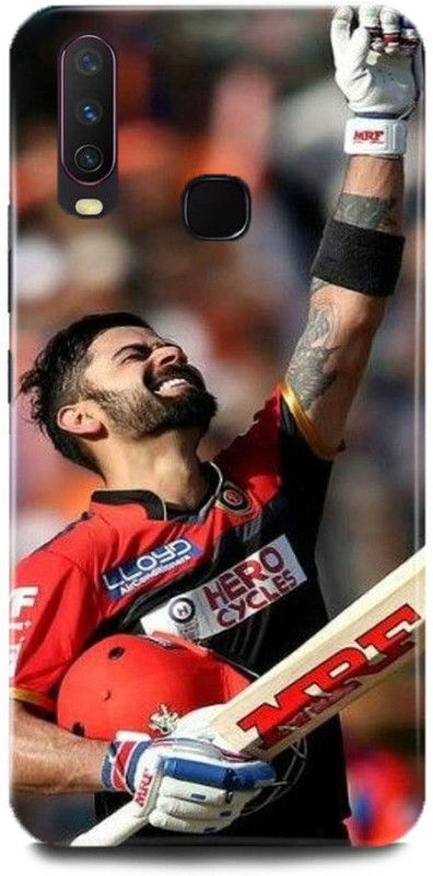 play fast Back Cover for Vivo Y15/1901 VIRAT KOHLI PRINTED  (Multicolor, Hard Case, Pack of: 1)
