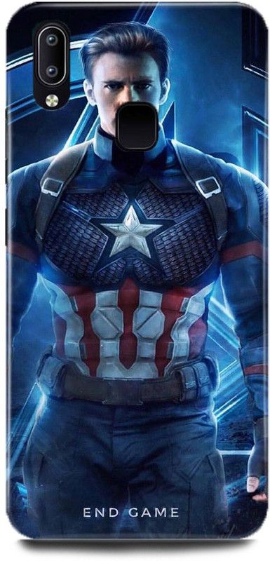 MP ARIES MOBILE COVER Back Cover for Vivo V11, 1806, Captain,America,Shield,Avenger,Marvel,Shield,Comic,avengers,end,game,  (Multicolor, Hard Case, Pack of: 1)