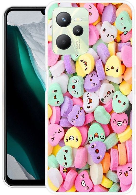 RLM Back Cover for REALME C35  (Multicolor, Flexible, Silicon, Pack of: 1)