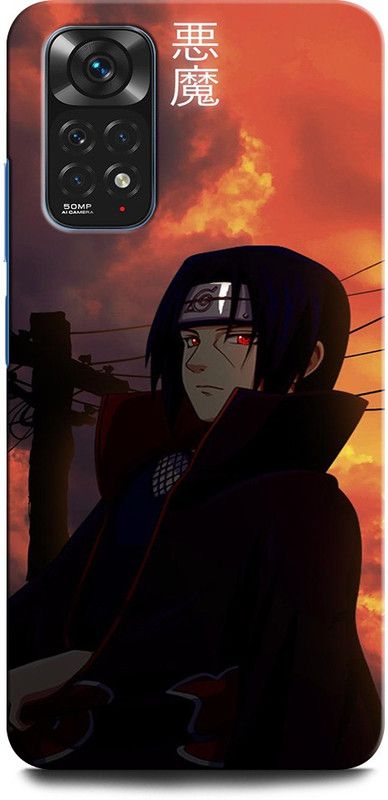 GRAFIQE Back Cover for Redmi Note 11 PRO Plus 5G ITACHI UCHIHA, GIRL, ANIMATION, ANIME, CARTOON  (Multicolor, Shock Proof, Pack of: 1)