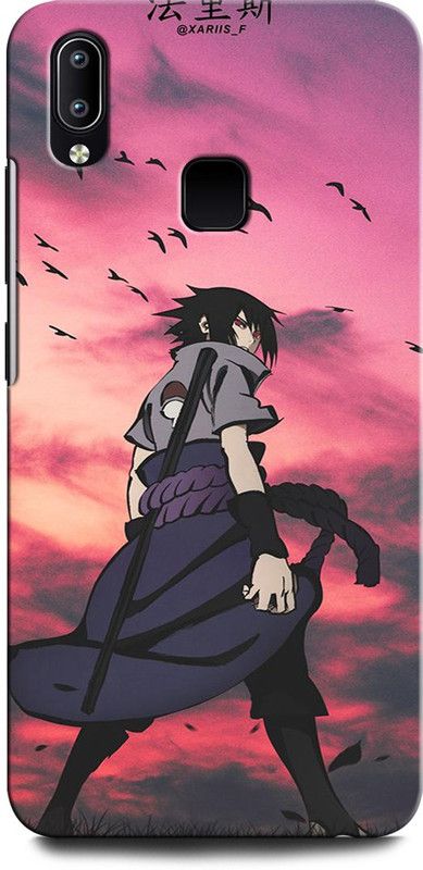 GRAFIQE Back Cover for VIVO V9 SUSUKE UCHIHA, ANIME, BOY, NARUTO, NEON  (Multicolor, Shock Proof, Pack of: 1)
