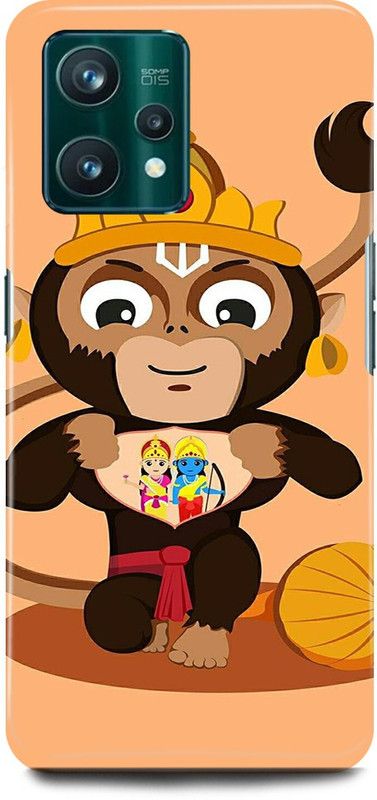 play fast Back Cover for realme 9i, RMX3491 HANUMAN, JI, MARUTI, BAJRANG, BALI, CARTOON  (Multicolor, Hard Case, Pack of: 1)