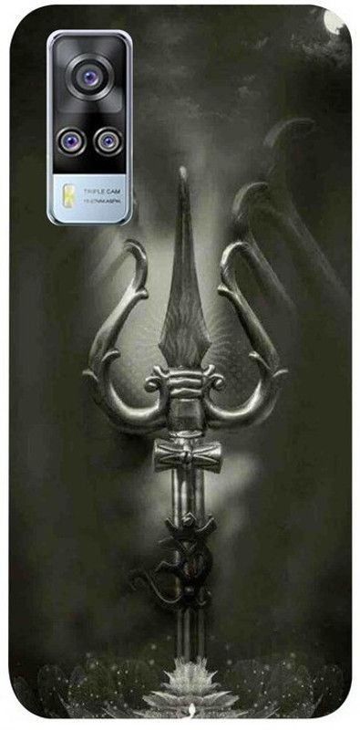 Golden Mask Back Cover for Vivo Y51A Trident  (Multicolor, Waterproof, Silicon, Pack of: 1)