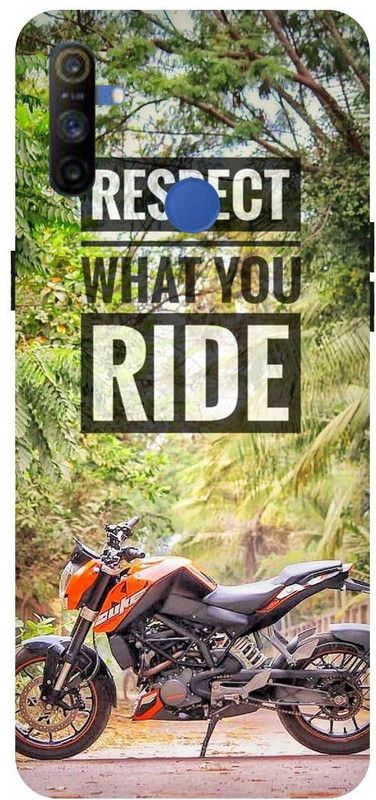 PICHKU Back Cover for NARZO 20A-RMX2050-KTM,BIKE,LOVER,RIDER,KTM,DUKE,RACER,BOYS,ATTITUDE  (Orange, Hard Case, Pack of: 1)