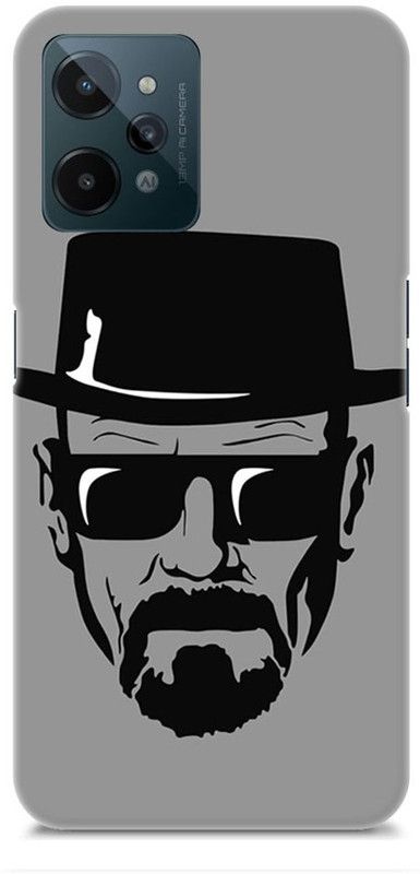 Chiraiyaa Back Cover for realme C31  (Black, Grey)