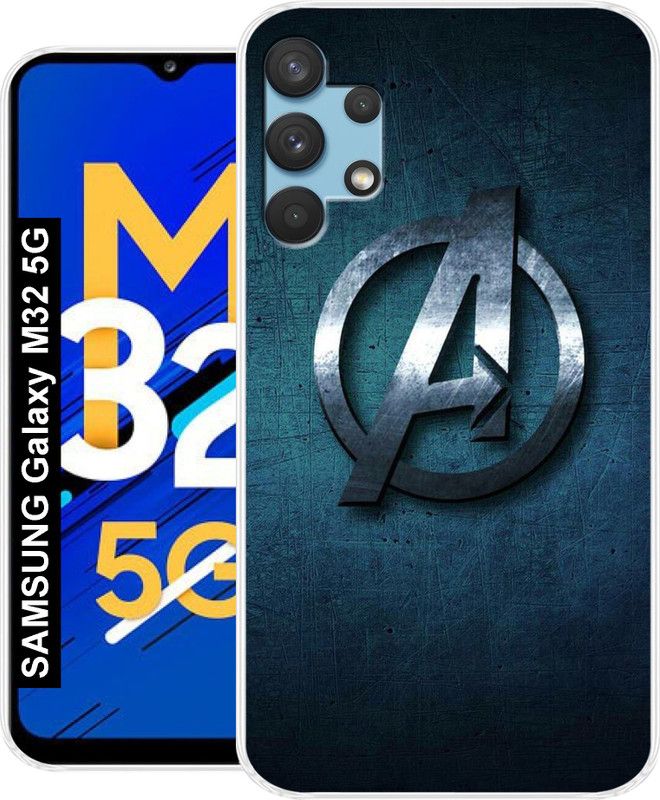Tokito Back Cover for Samsung Galaxy M32 5G  (Blue, Grip Case, Silicon, Pack of: 1)