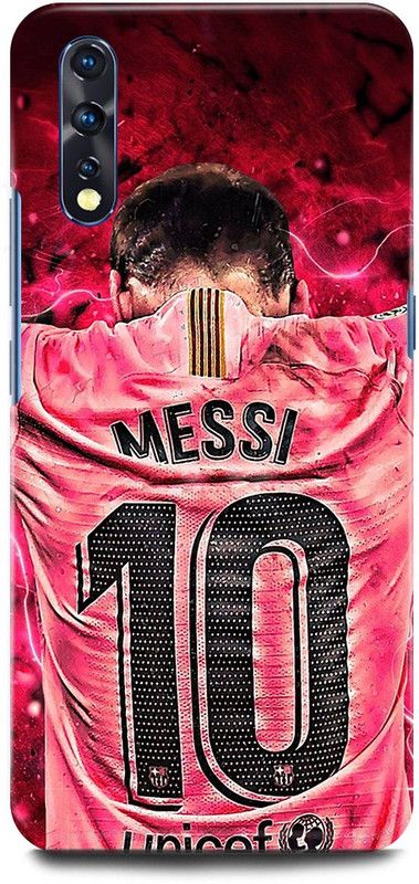 JUGGA Back Cover for vivo Z1x, 1917, LIONEL, MESSI, 10, FOOTBALL, PLAYER  (Red, Hard Case, Pack of: 1)