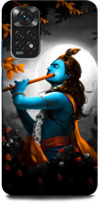 ORBIQE Back Cover for Redmi Note 11 KRISHNA, LORD KRISHNA, VASUDEV, GOD, KRISHN KANHIYA, RADHA  (Multicolor, Hard Case, Pack of: 1)