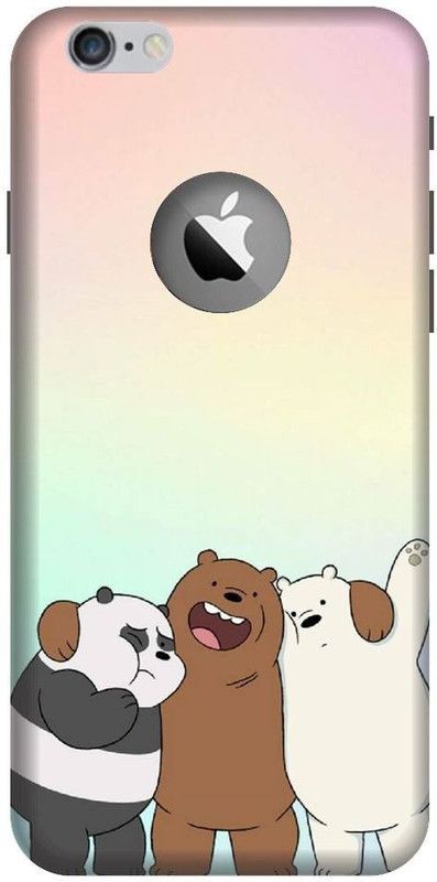 BYXIS Back Cover for iphone 6 cut panda, Panda, panda love, panda image, cute, funny, cartoon  (Multicolor, Shock Proof, Pack of: 1)
