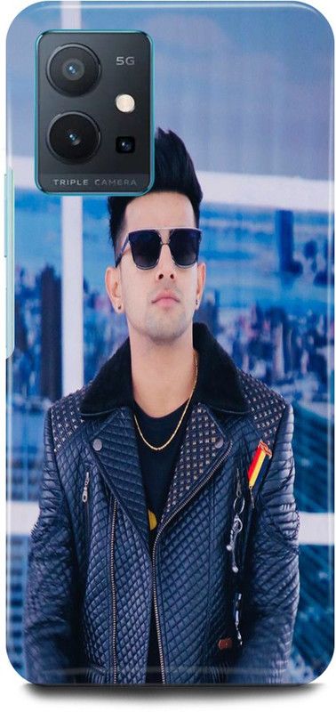 JUGGA Back Cover for OPPO A96, CPH2333, JASS, MANAK, PUNJABI, SINGER  (Blue, Hard Case, Pack of: 1)