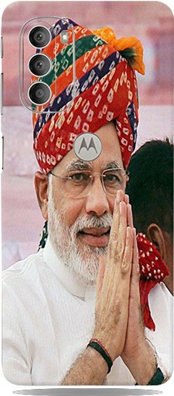 Mclaxa PM Modi Motorola G51 5G Back Skin, PM Modi, Motorola G51 5G Mobile Skin  (PM Modi Skin With Super Matte Finish)
