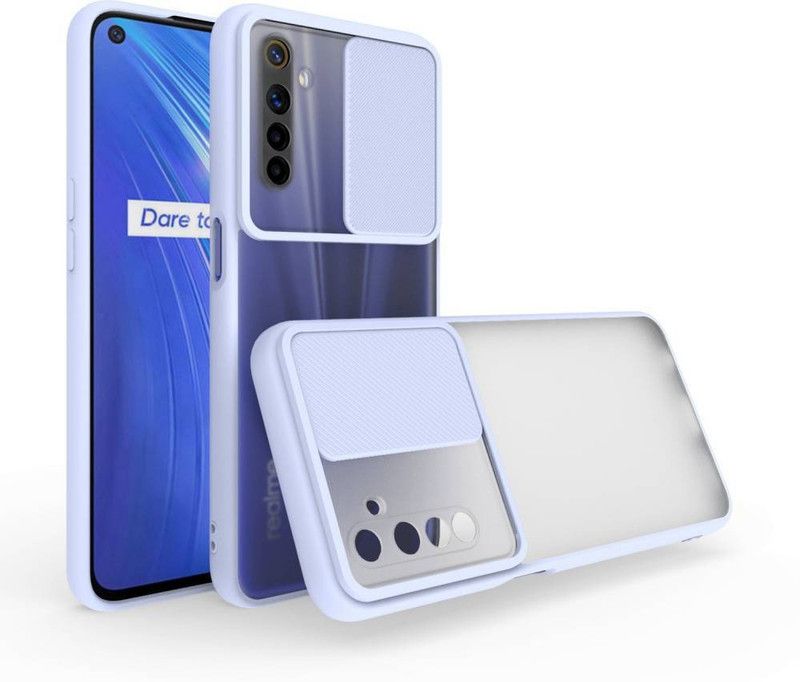 AOnes Back Cover for Realme 6  (Purple, Cases with Holder, Pack of: 1)