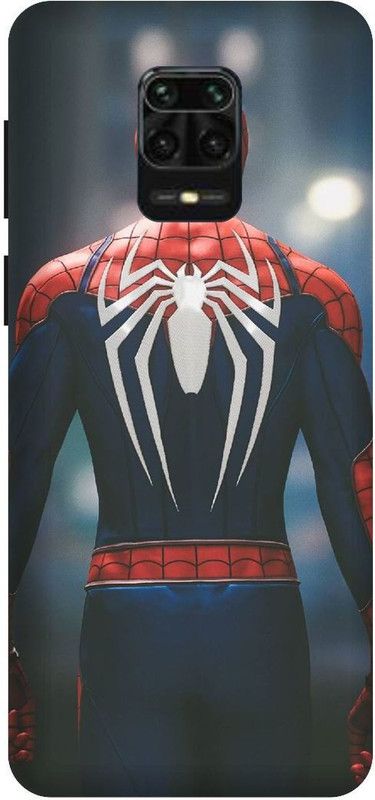 KARJUN Back Cover for Mi Redmi Note 9 pro (Spider Man) Printed Case Cover  (Multicolor, Hard Case, Pack of: 1)