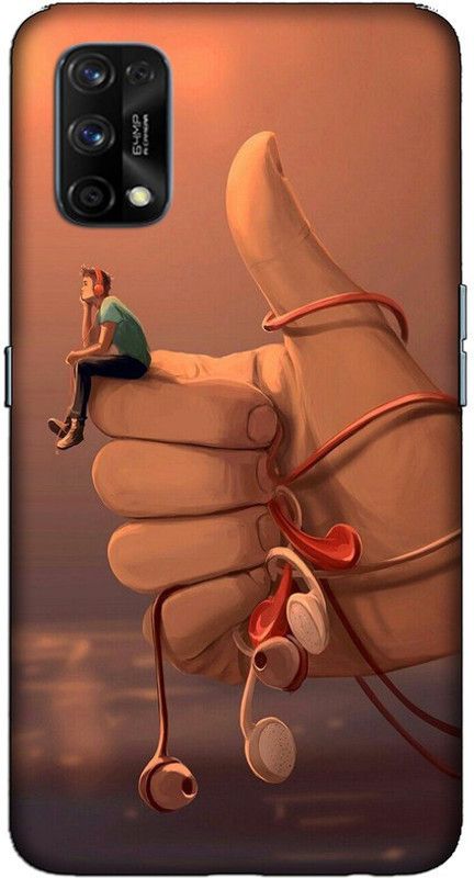 CROKIAN Back Cover for Realme 7 Pro Music lover Back Cover  (Multicolor, Hard Case, Pack of: 1)