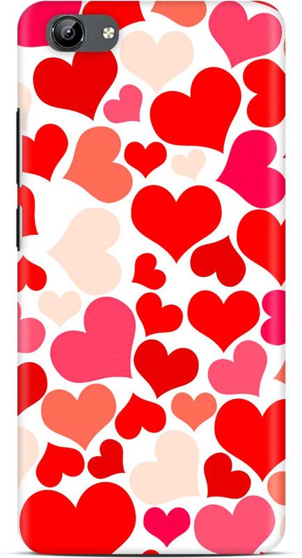 Sankee Back Cover for VIVO 1801  (Red, Hard Case)