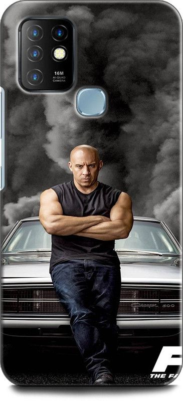 WallCraft Back Cover for Infinix Hot 10 FAST & FURIOUS, VIN DIESEL  (Multicolor, Dual Protection, Pack of: 1)