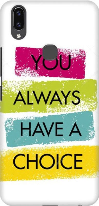 COBIERTAS Back Cover for VIVO V9 Youth  (Multicolor, Hard Case)