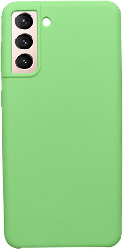 LIRAMARK Back Cover for Samsung Galaxy S21 Plus  (Green, Shock Proof, Silicon, Pack of: 1)