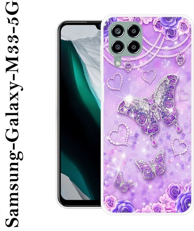 SUPERCASE Back Cover for Samsung Galaxy M33 5G  (Purple, Grip Case, Silicon)