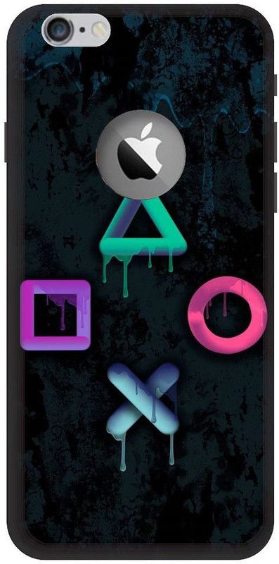 BYXIS Back Cover for iphone 6 cut game consol, game, player, Game, BUTTONS, NEON, COLOURFULL  (Multicolor, Shock Proof, Pack of: 1)