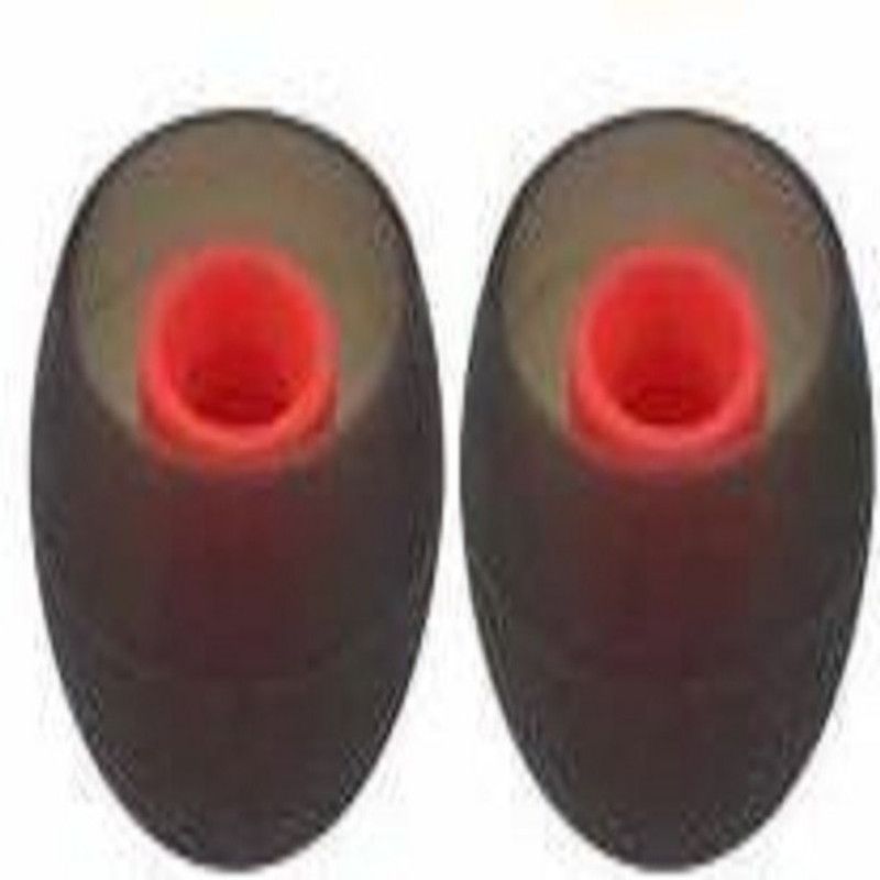 THE DARK NIGHT BUM Red 2 pcs Earbuds Rubber earphone tips replacement ... In The Ear Headphone Cushion  (Pack of 1, Multicolor)