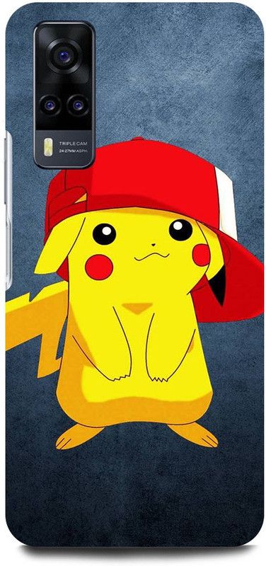 FUGGA Back Cover for Vivo Y51A, V2031, PIKACHU, POKEMON, TV, SERIES, CARTOON  (Multicolor, Hard Case, Pack of: 1)