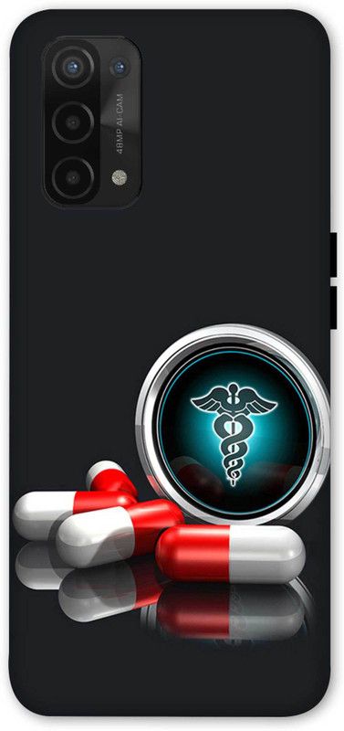 NDCOM Back Cover for OPPO A74 5G Pharmacy Tablets Medicine Printed  (Multicolor, Hard Case, Pack of: 1)