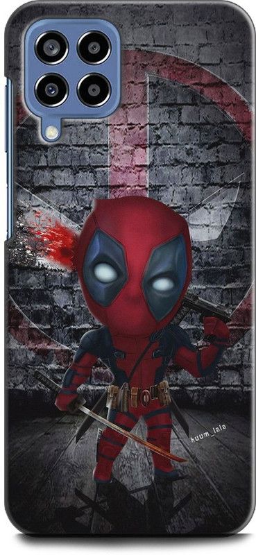 WallCraft Back Cover for SAMSUNG Galaxy M33 5G DEADPOOL, FUNNY, MARVEL, SUPERHERO, COMIC  (Multicolor, Dual Protection, Pack of: 1)
