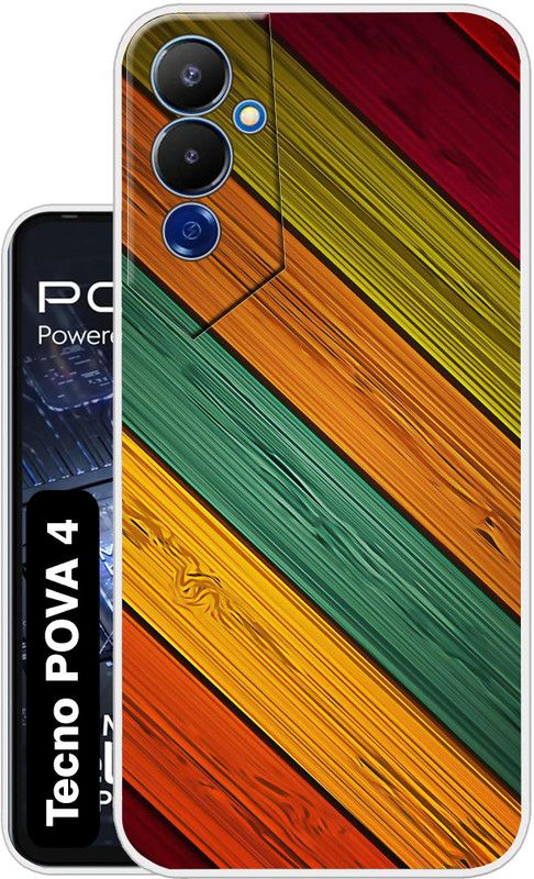 Case Club Back Cover for Tecno POVA 4  (Multicolor, Grip Case, Silicon, Pack of: 1)