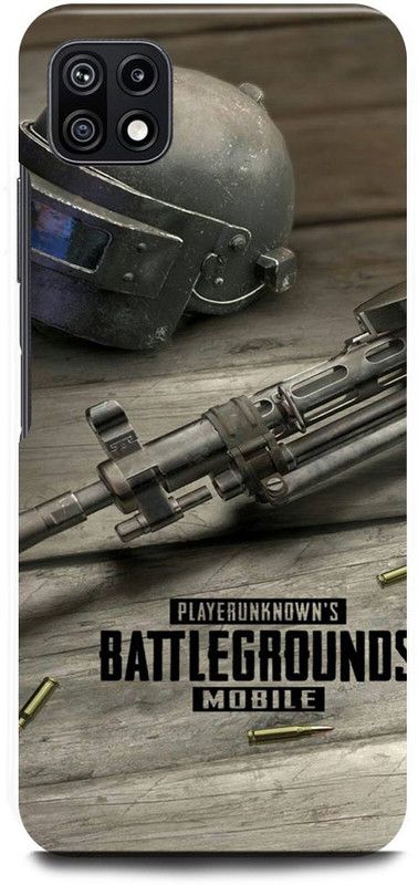 FUGGA Back Cover for SAMSUNG Galaxy A22 5G, PUBG, PLAYER, UNKNOWN, BATTLE, GROUNDS, MOBILE  (Brown, Hard Case, Pack of: 1)
